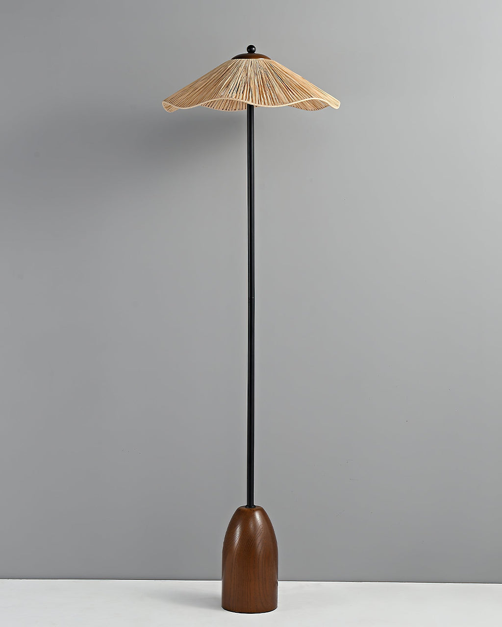 Raffa Raffia Shade Floor Lamp - view 28
