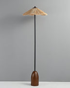 Raffa Raffia Shade Floor Lamp - view 28