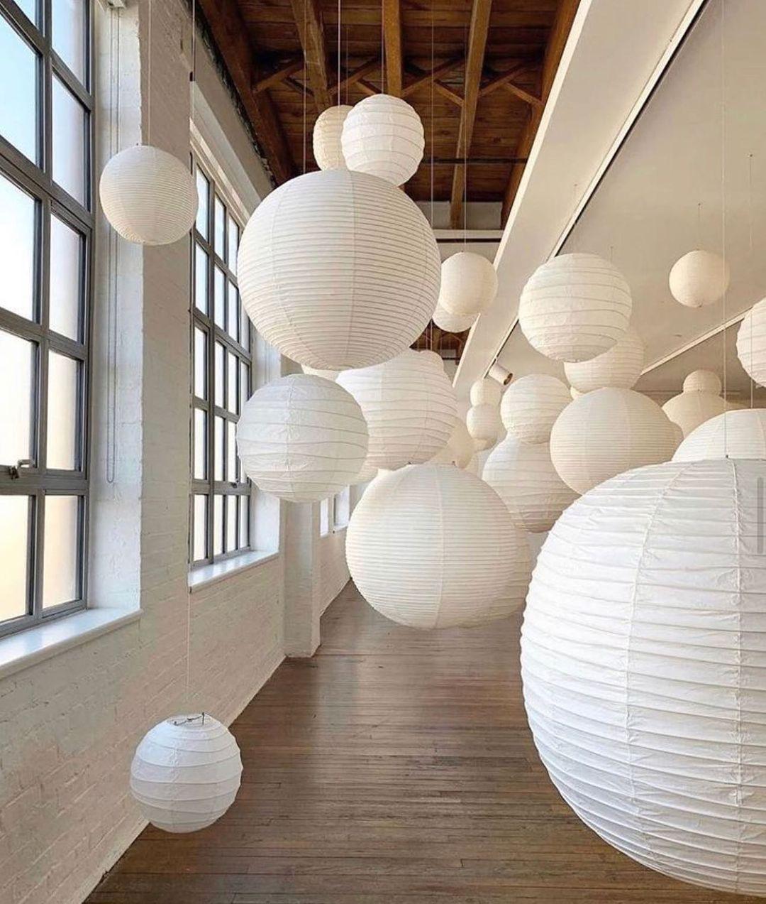 Round Paper Lantern Pendant Lamp - view 12