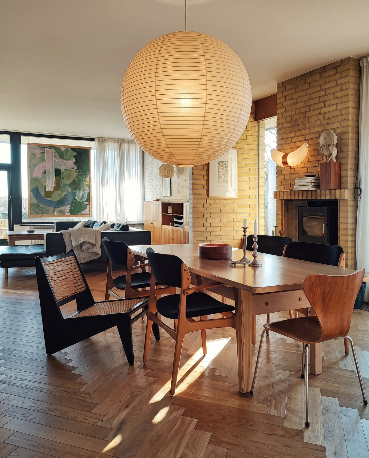 Round Paper Lantern Pendant Lamp - view 24
