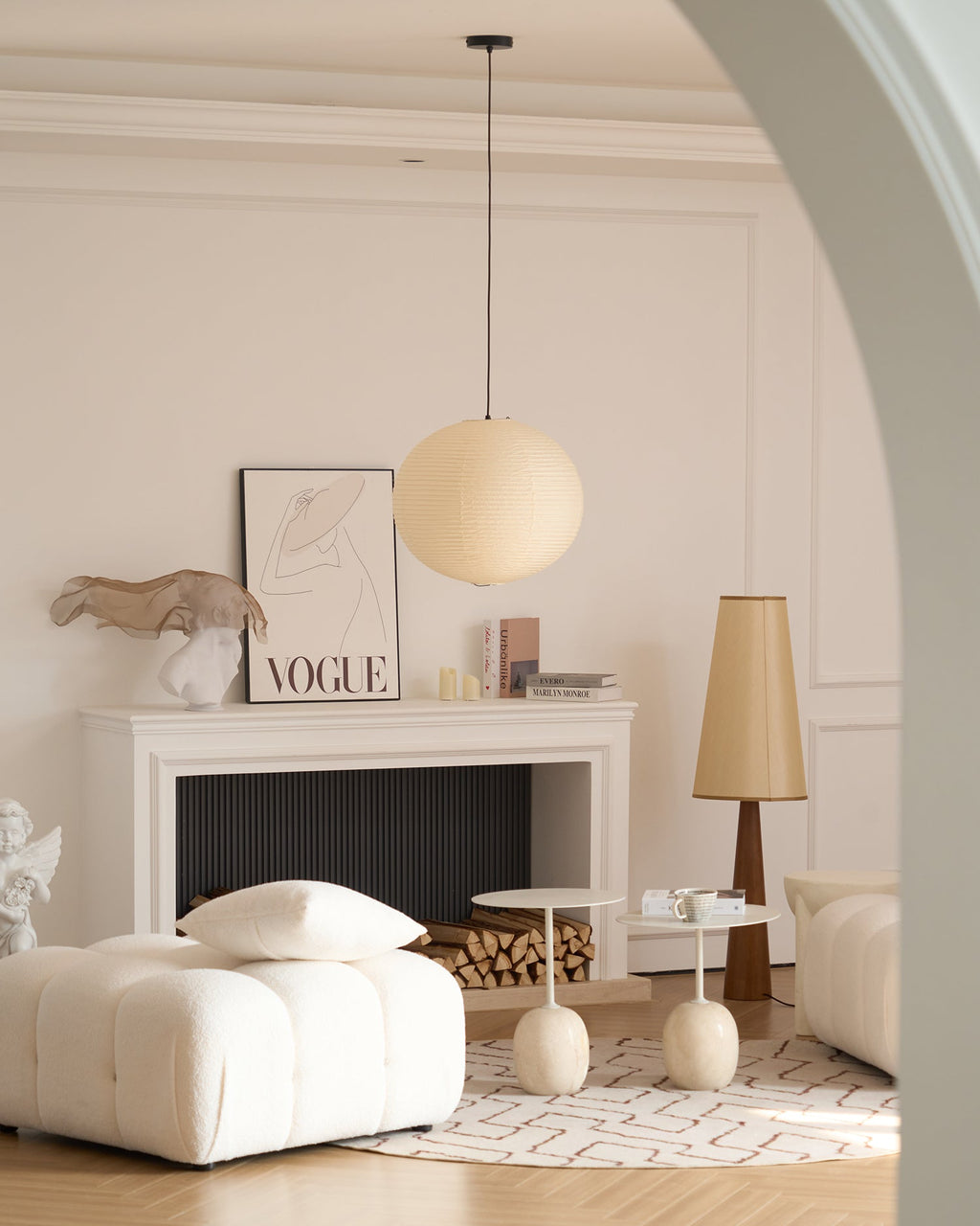Round Paper Lantern Pendant Lamp - view 30