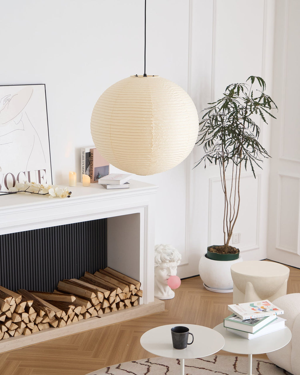 Round Paper Lantern Pendant Lamp - view 31