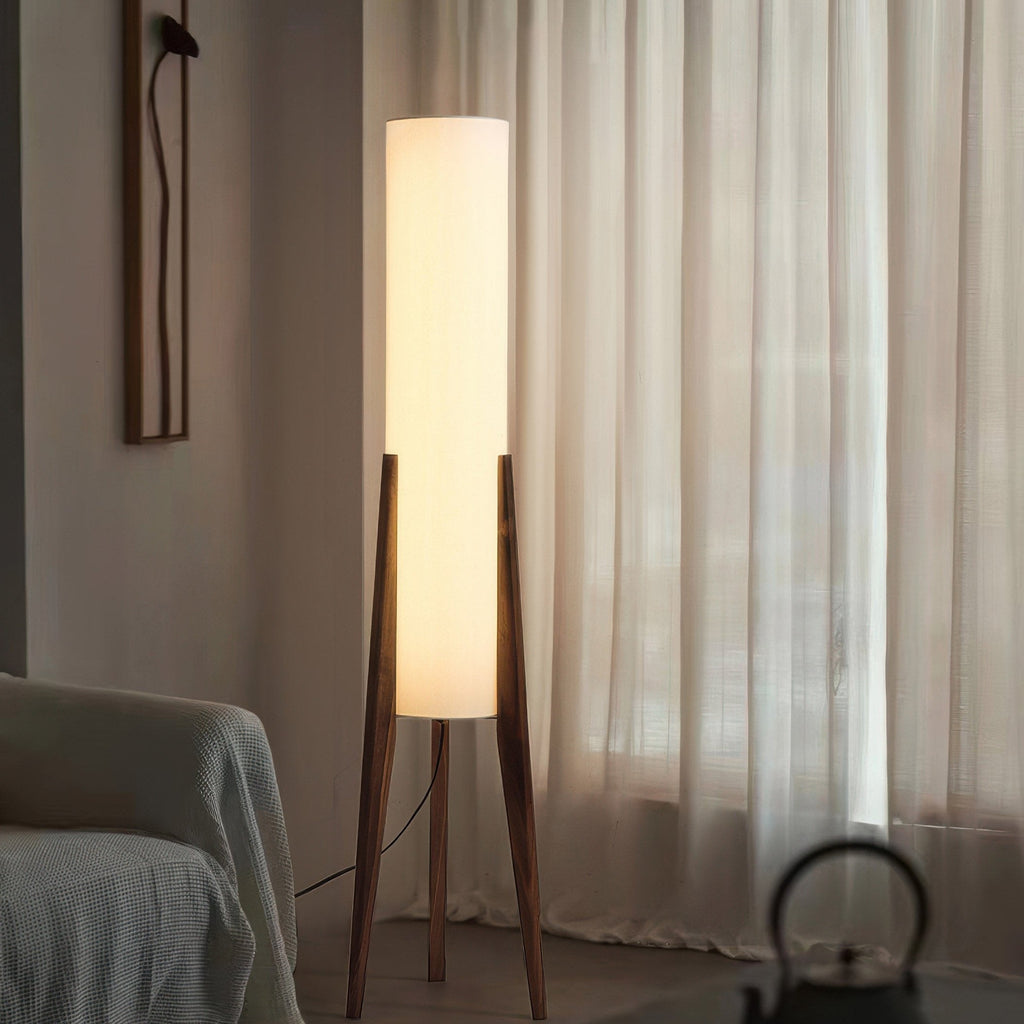 Solid Walnut Floor Lamp - view 04