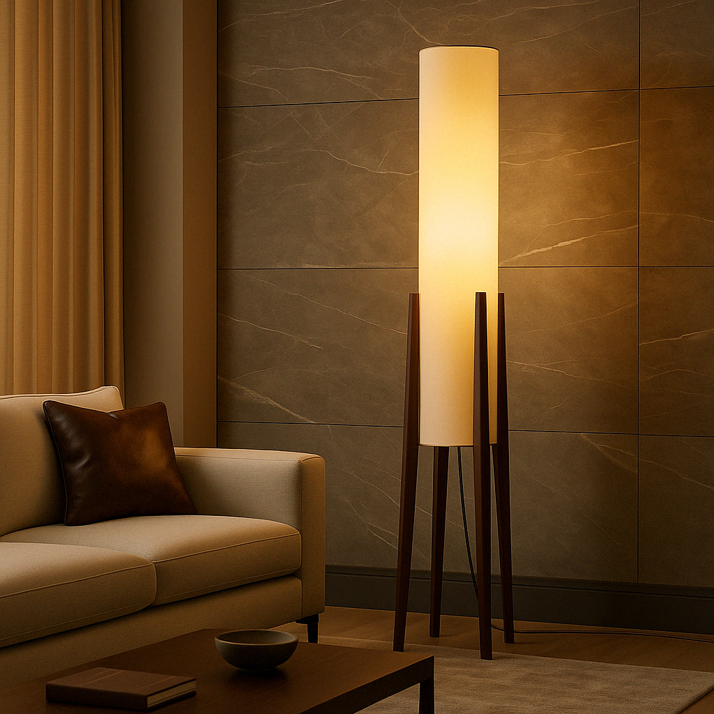 Solid Walnut Floor Lamp - view 05