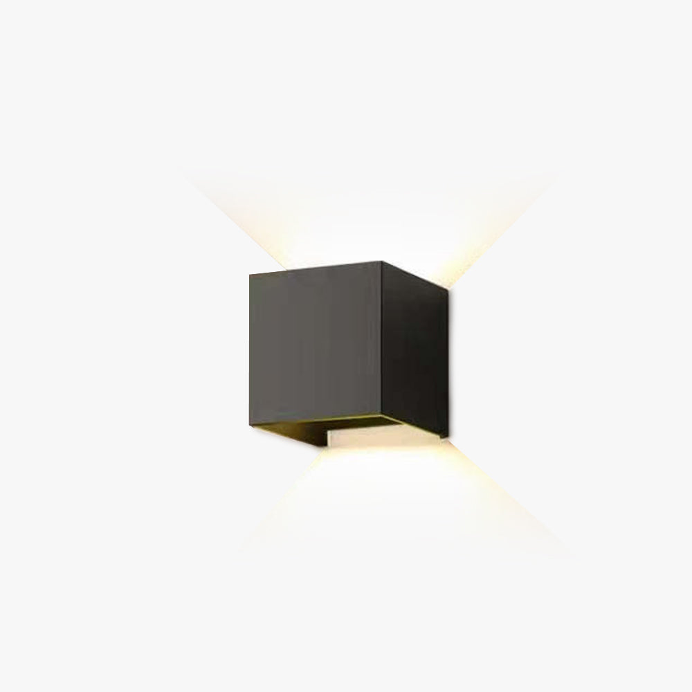 Square Adjustable Outdoor Wall Lamp - view 01
