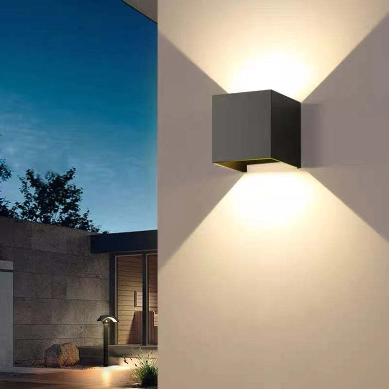 Square Adjustable Outdoor Wall Lamp - view 02