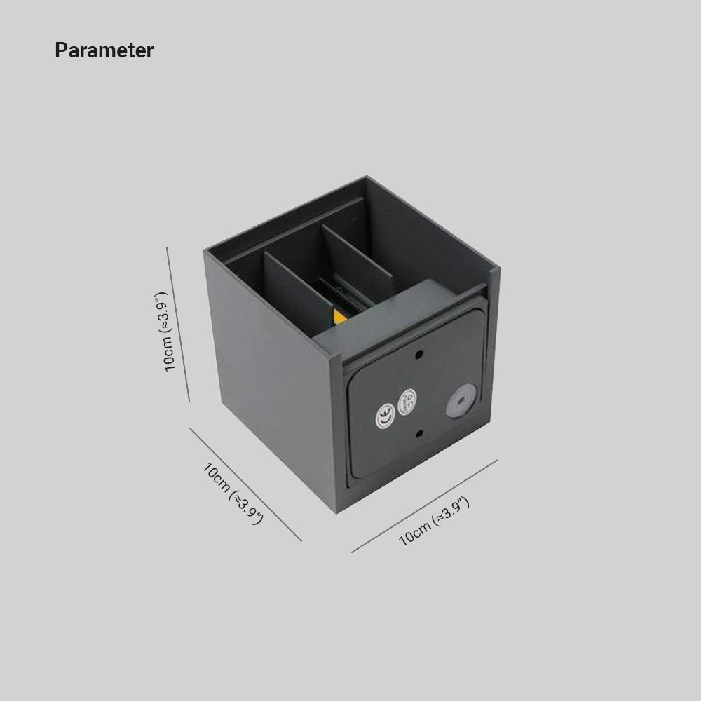 Square Adjustable Outdoor Wall Lamp - view 04