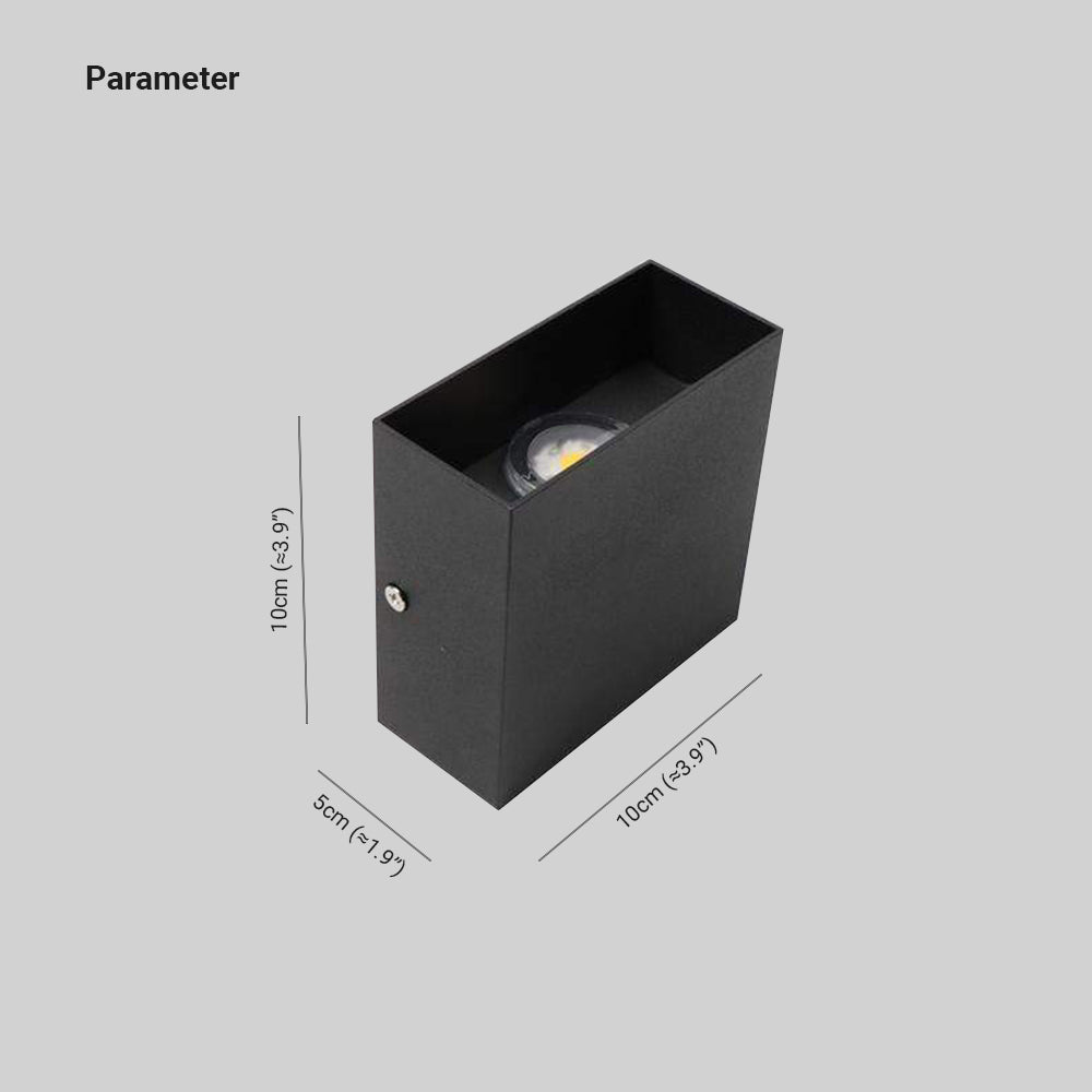 Square Adjustable Outdoor Wall Lamp - view 05