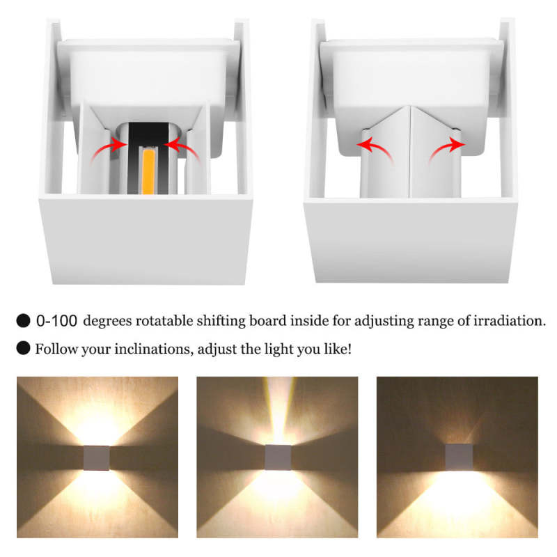 Square Adjustable Outdoor Wall Lamp - view 18