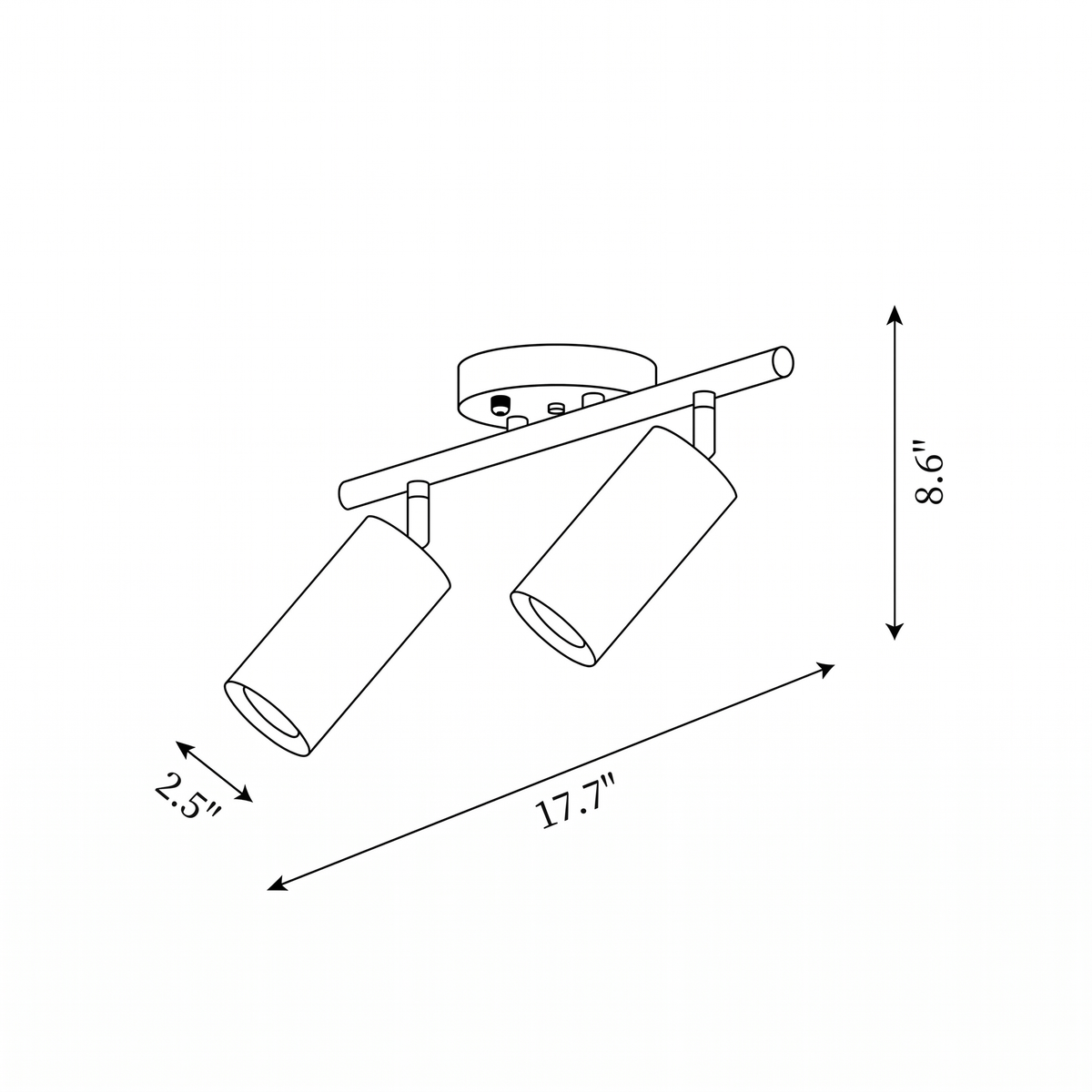 Thio Wooden Track Light - view 06