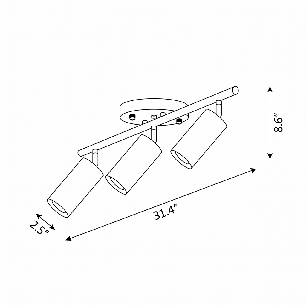 Thio Wooden Track Light - view 07
