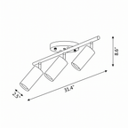 Thio Wooden Track Light - view 07