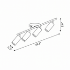 Thio Wooden Track Light - view 08
