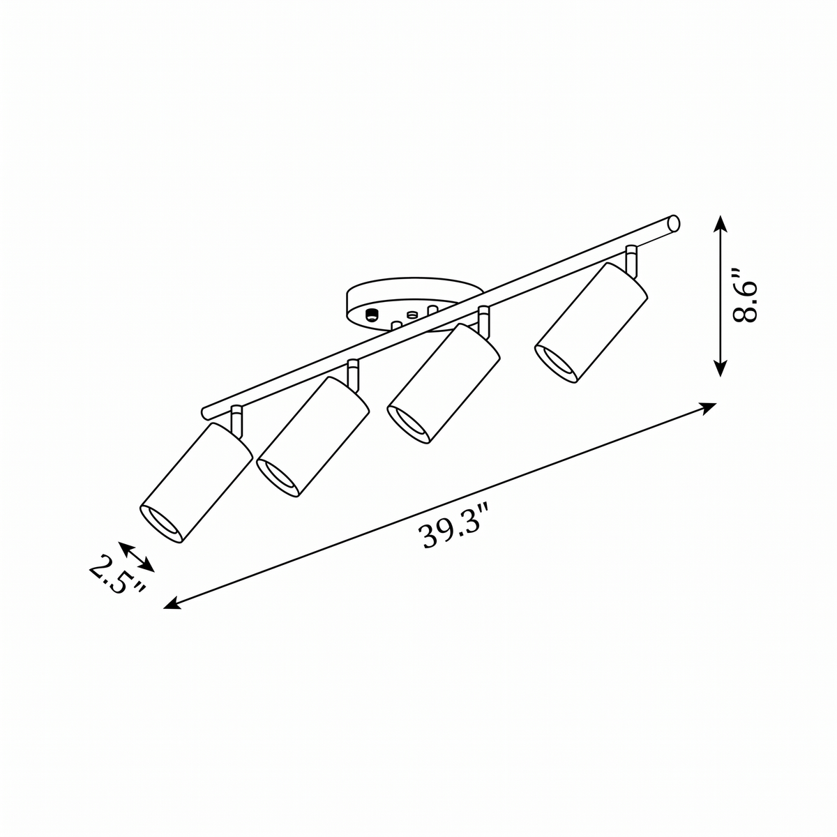 Thio Wooden Track Light - view 08