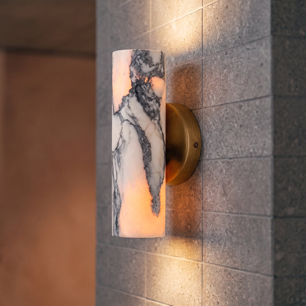 Alma Alabaster Wall Sconce