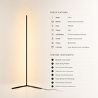 Tricolor Remote Control Floor Lamp